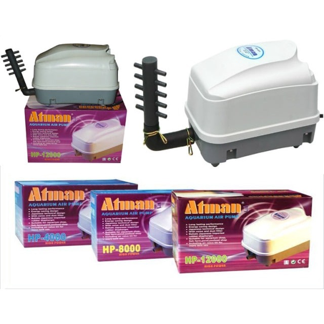 Máy sủi oxy atman hp-4000 hp8000 hp1200 hp16000 - máy oxi siêu mạnh cho bể cá
