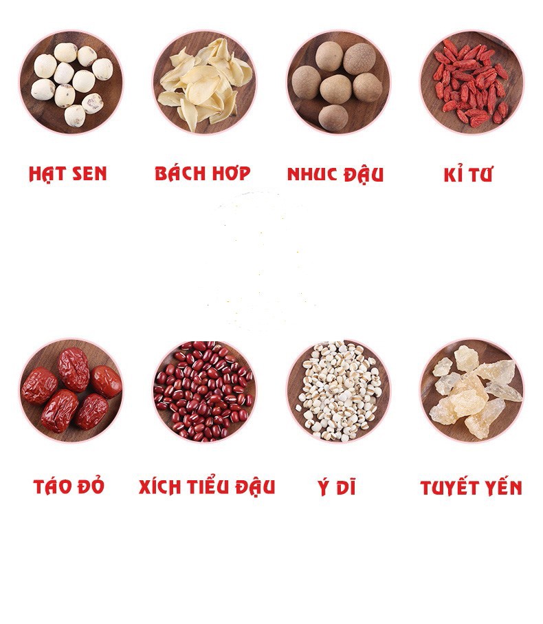 [Quà Tết 2022] CHÈ DƯỠNG NHAN 12 VỊ 200gram