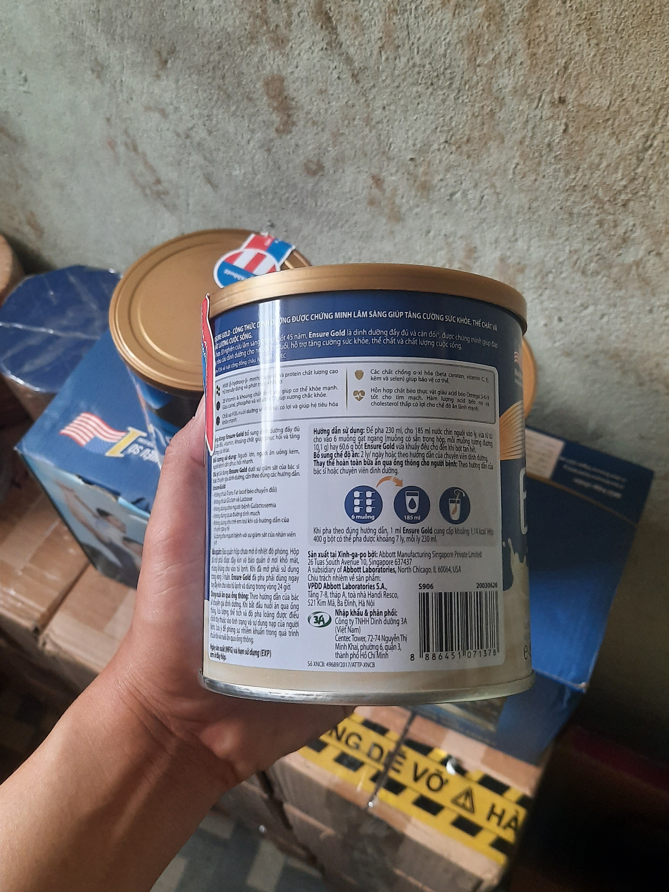 Sữa Bột Ensure Gold Hương Vani 400g