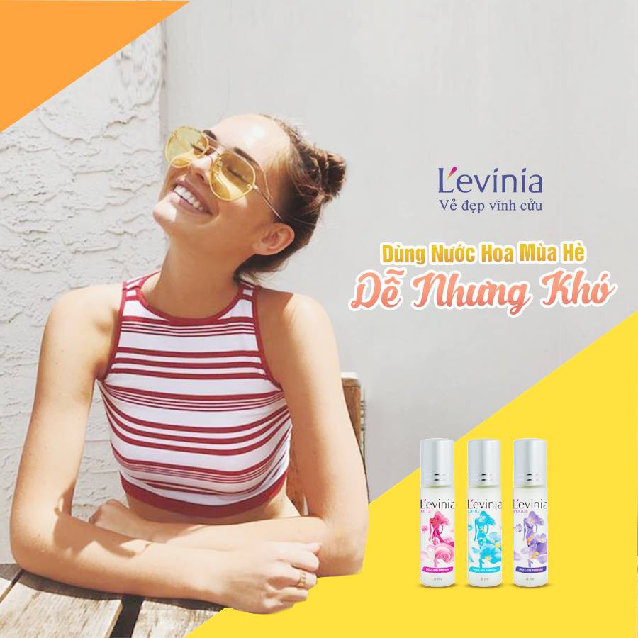 Nước hoa cao cấp dạng lăn Levinia 5ml