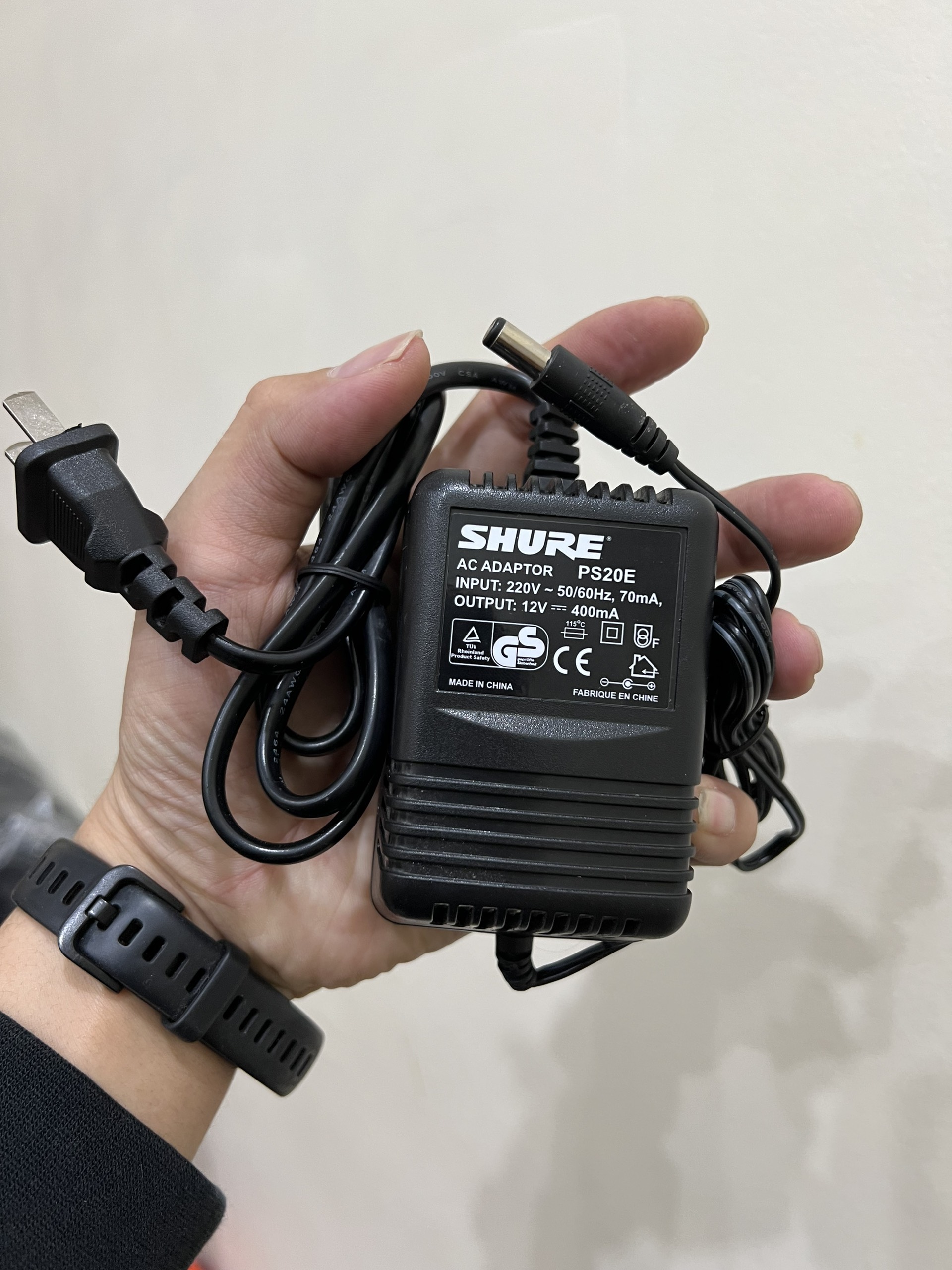 12v 400ma adapter nguồn cho đầu micro shure loại xịn