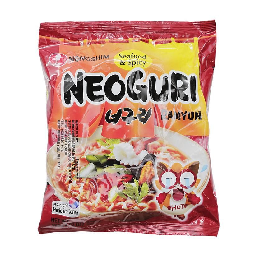 Combo 10 Mì Nong Shim Neoguri Udon Seafood& Spicy 120g