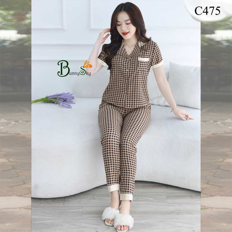 Đồ bộ mặc nhà, đồ bộ pizama lụa, chất lụa mềm mịn lướt để chọn quần áo nữ mặc nhà đẹp và ưng ý nhất