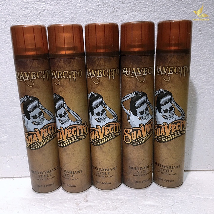 [Hàng Chính Hãng] GÔM XỊT TÓC TẠO KIỂU BARBER SUAVECITO 420ML