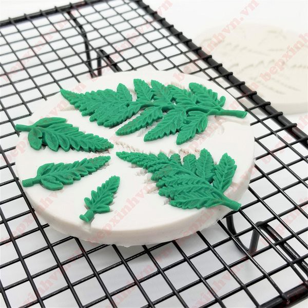 Khuôn Silicon 4d Lá Dương Xỉ đẹp