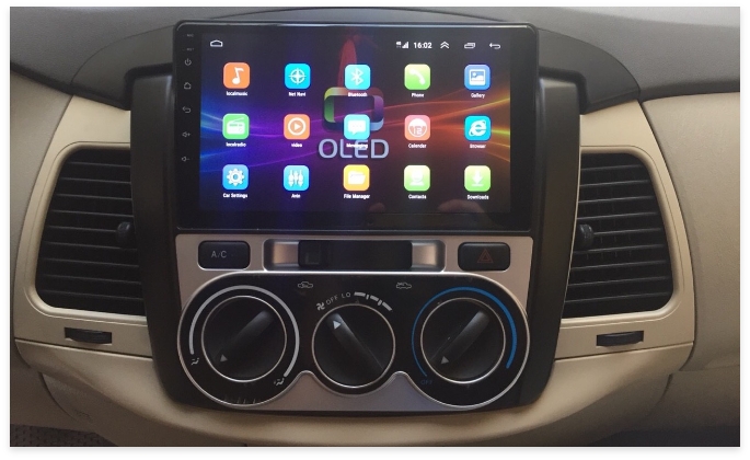 Màn hình DVD cho xe TOYOTA INNOVA 2006,2007,2008,2009,2010, android 10. cài đặt điều khiển ngay trên vô lăng, trọn bộ màn hình, mặt dưỡng, dây zăc zin theo xe - phụ kiện cho xe ô tô, camera lùi cho ô tô