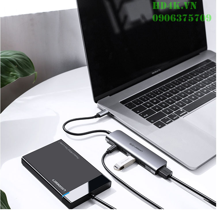 Hub USB Type C 3 cổng USB hãng UGREEN UG-50979