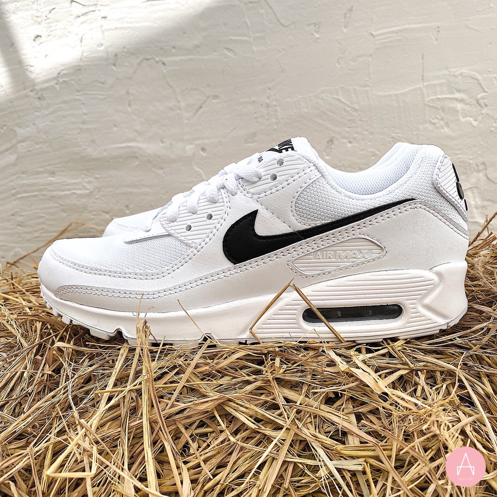 Giày thể thao sneaker Air max 90 White Black - Air max 3