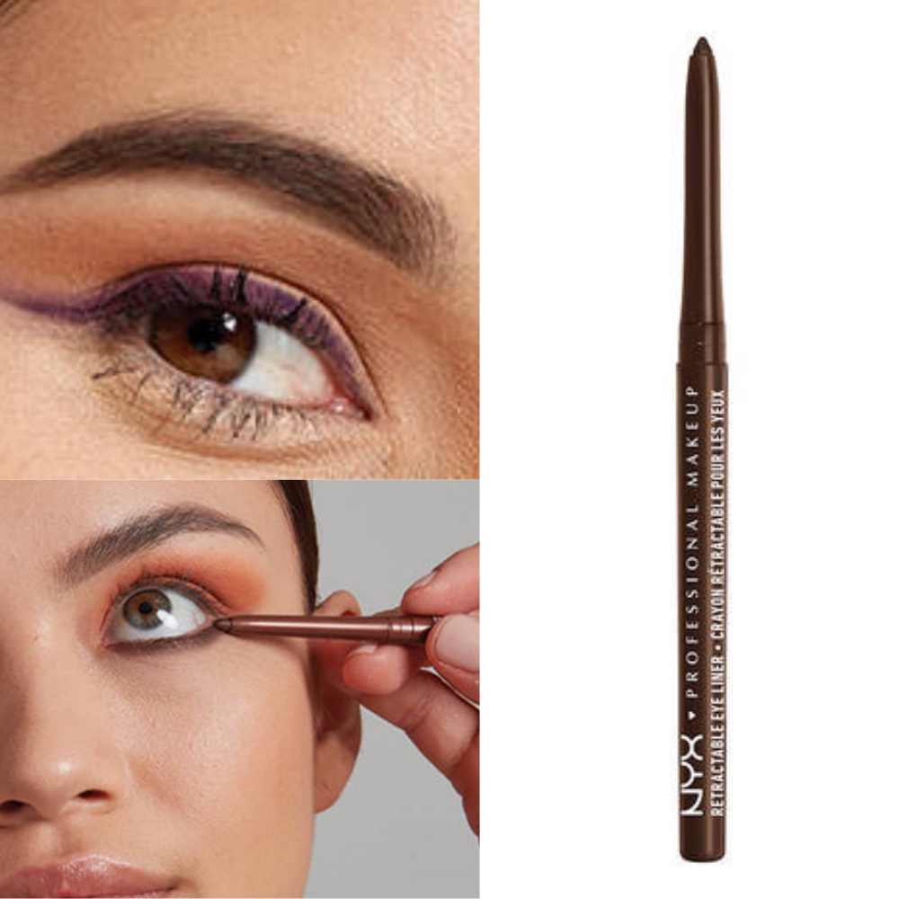 Chì kẻ mắt dạng sáp nyx retractable eyeliner chống thấm nước lâu trôi 0.34g