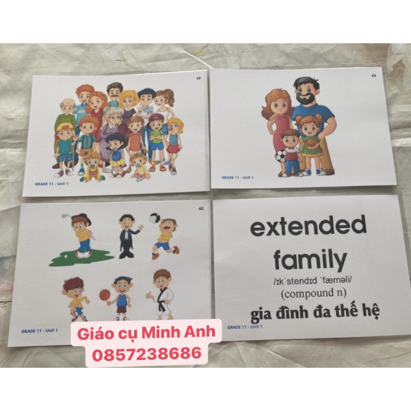 Flashcard SUPER MIND STARTER - 64 thẻ ép plastic