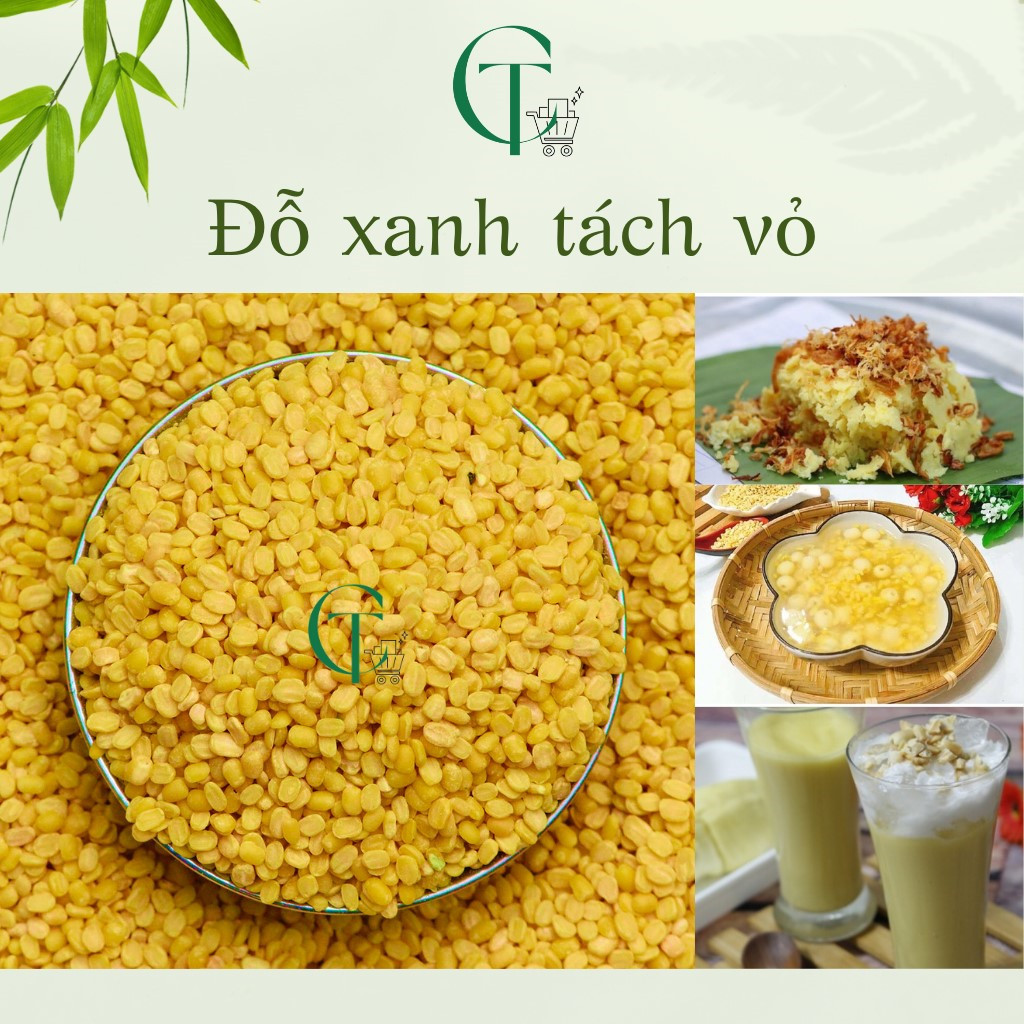 Đỗ xanh tách vỏ, đậu xanh, đỗ mộc