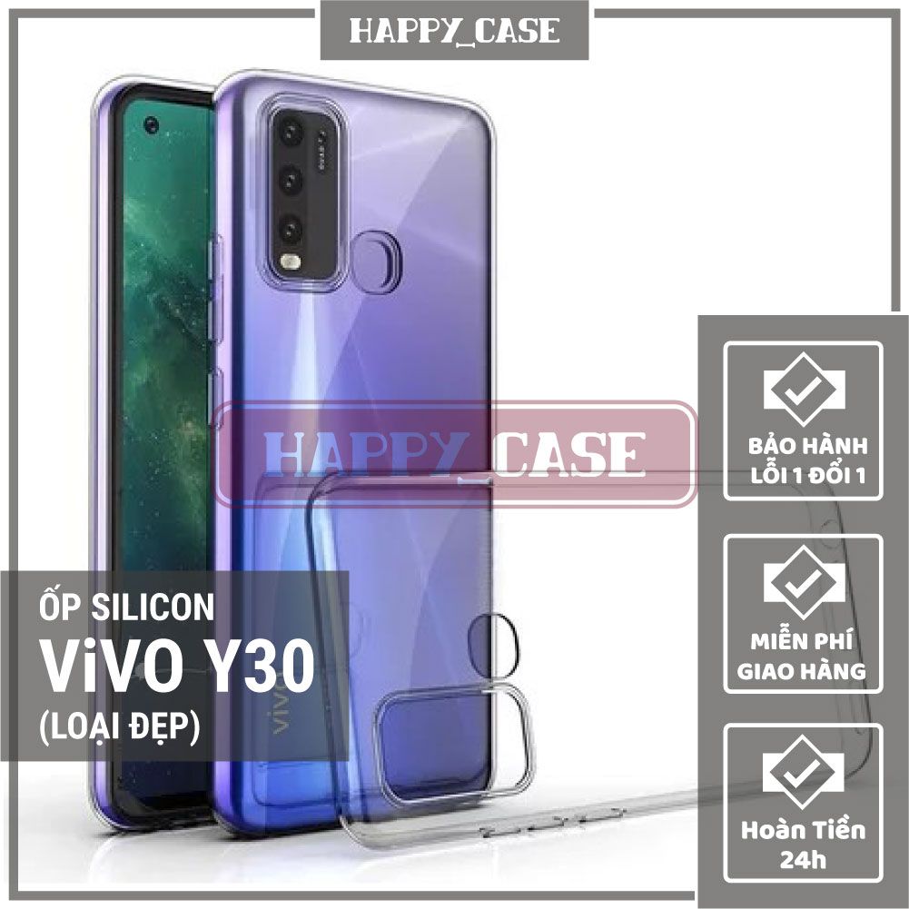 Ốp Lưng Điện Thoại ViVO Y30 (Loại Đẹp) Thin Transparent Silicon