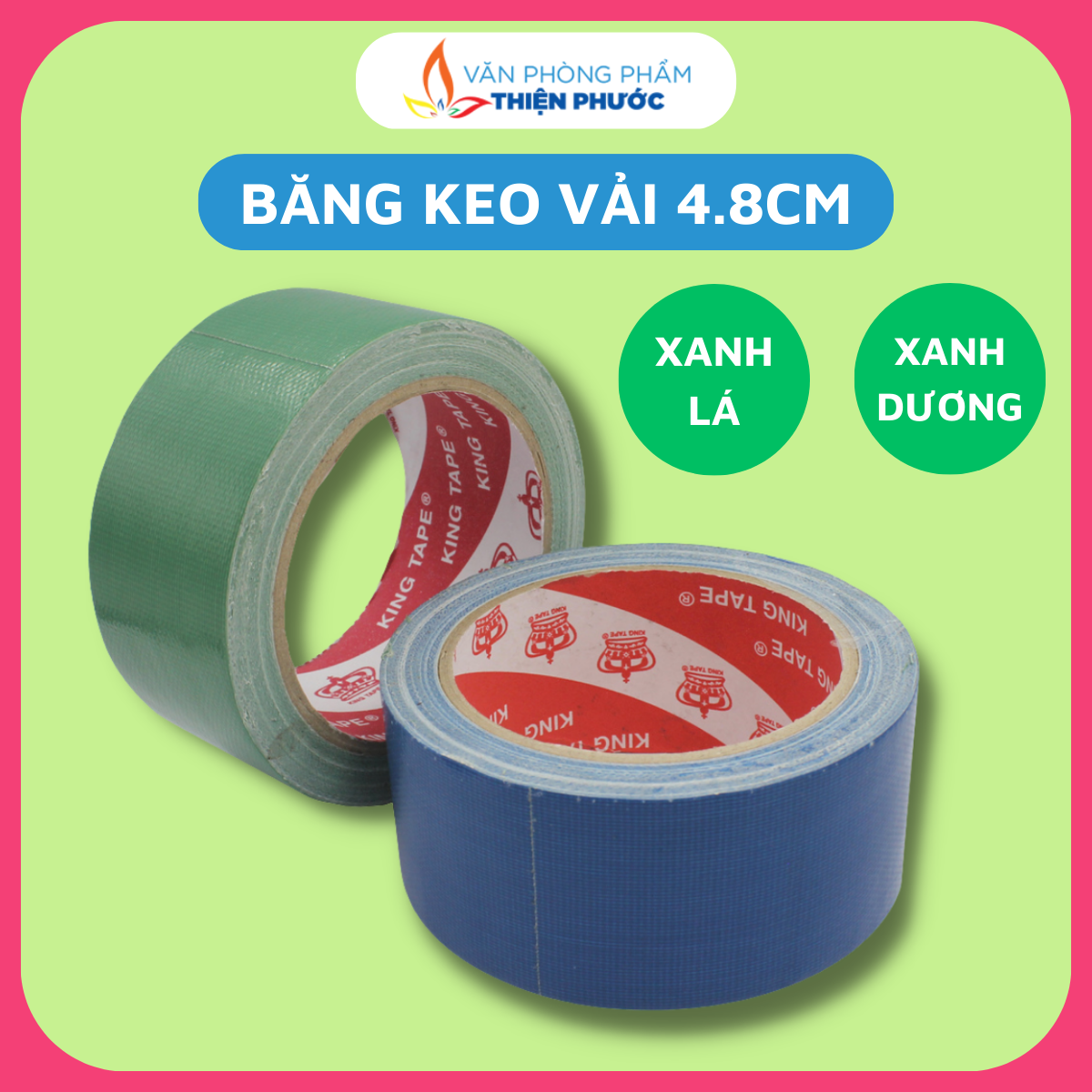 Băng keo vải 4.8cm siêu dính THIỆN PHƯỚC