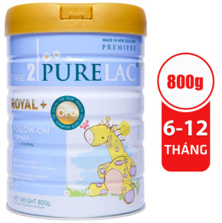 Sữa PureLac Royal+ Follow-on Formula số 2 800g 6 - 12 tháng thumbnail