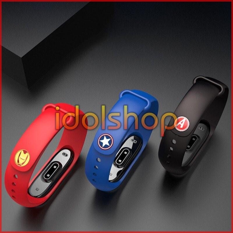 Dây đeo Miband 4 Captain America
