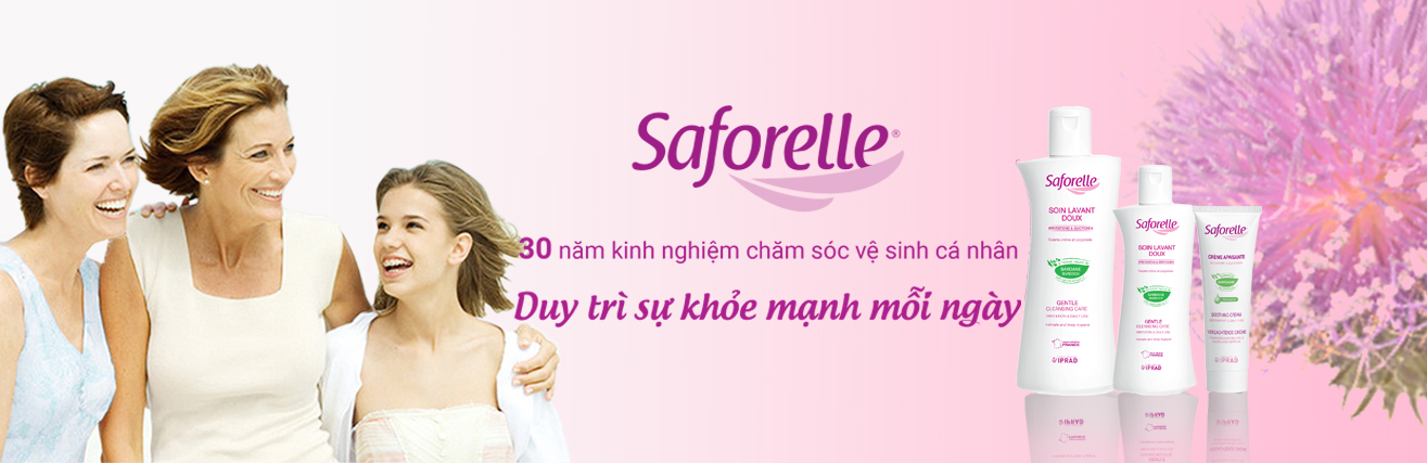 [Chính hãng Pháp] SAFORELLE Dung dich vệ sinh phụ nữ cao cấp