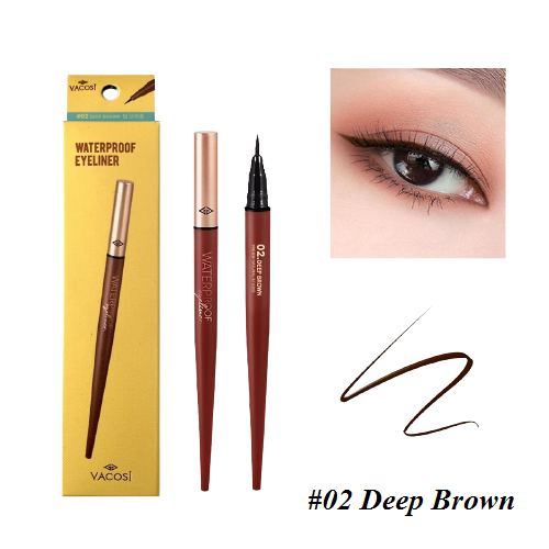 Kẻ Mắt Nước Vacosi Waterproof Eyeliner