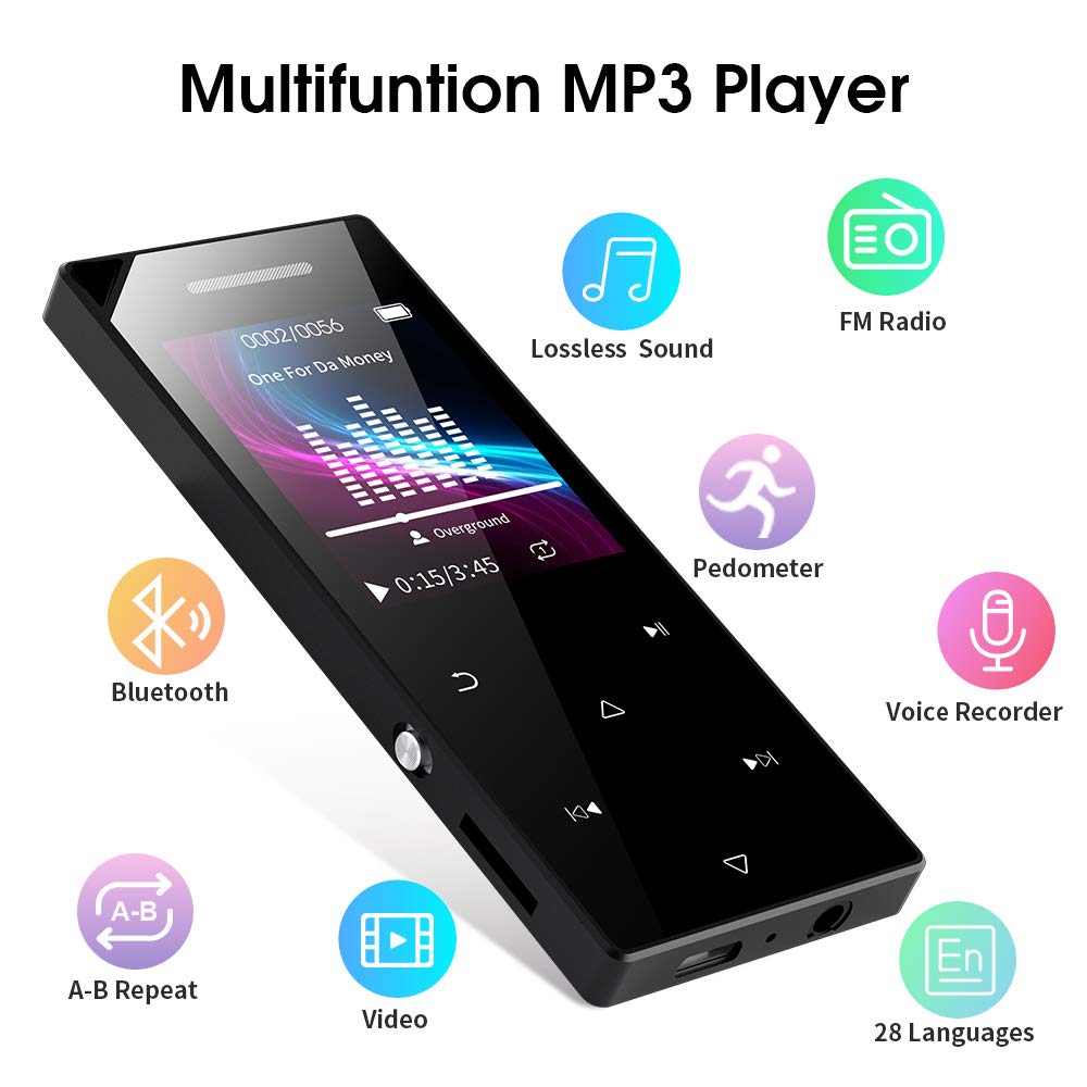 Máy nghe nhạc Lossless bluetooth RUIZU D05 8G