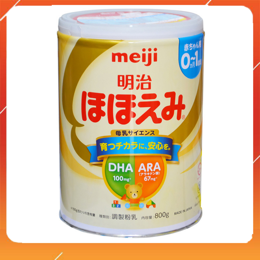 [HCM]Sữa Meiji Số 0 Lon 800g Hàng Nội Địa Nhật (Meiji 0-1)