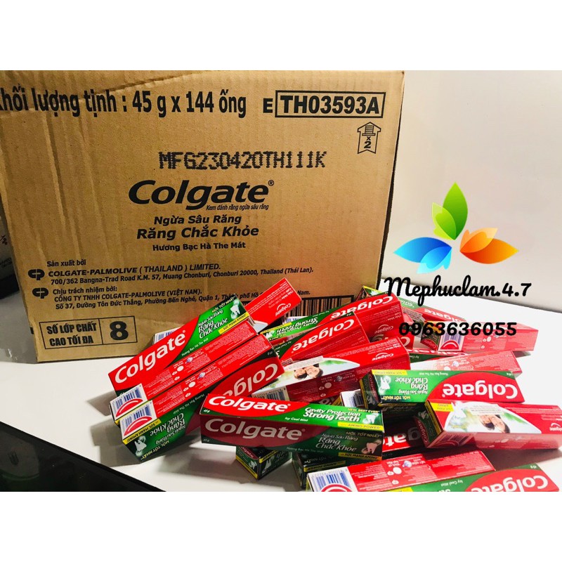 Kem đánh răng Col gate 45g (1 thùng 144 hộp)