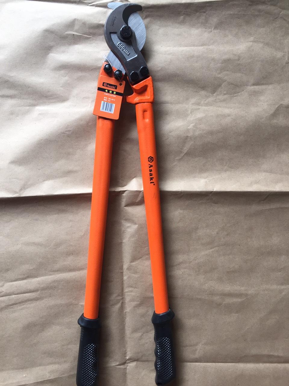 Kìm cắt cáp 600mm Asaki, kìm cắt cộng lực cắt cáp dành cho thợ xây lắp, kìm cắt đa năng