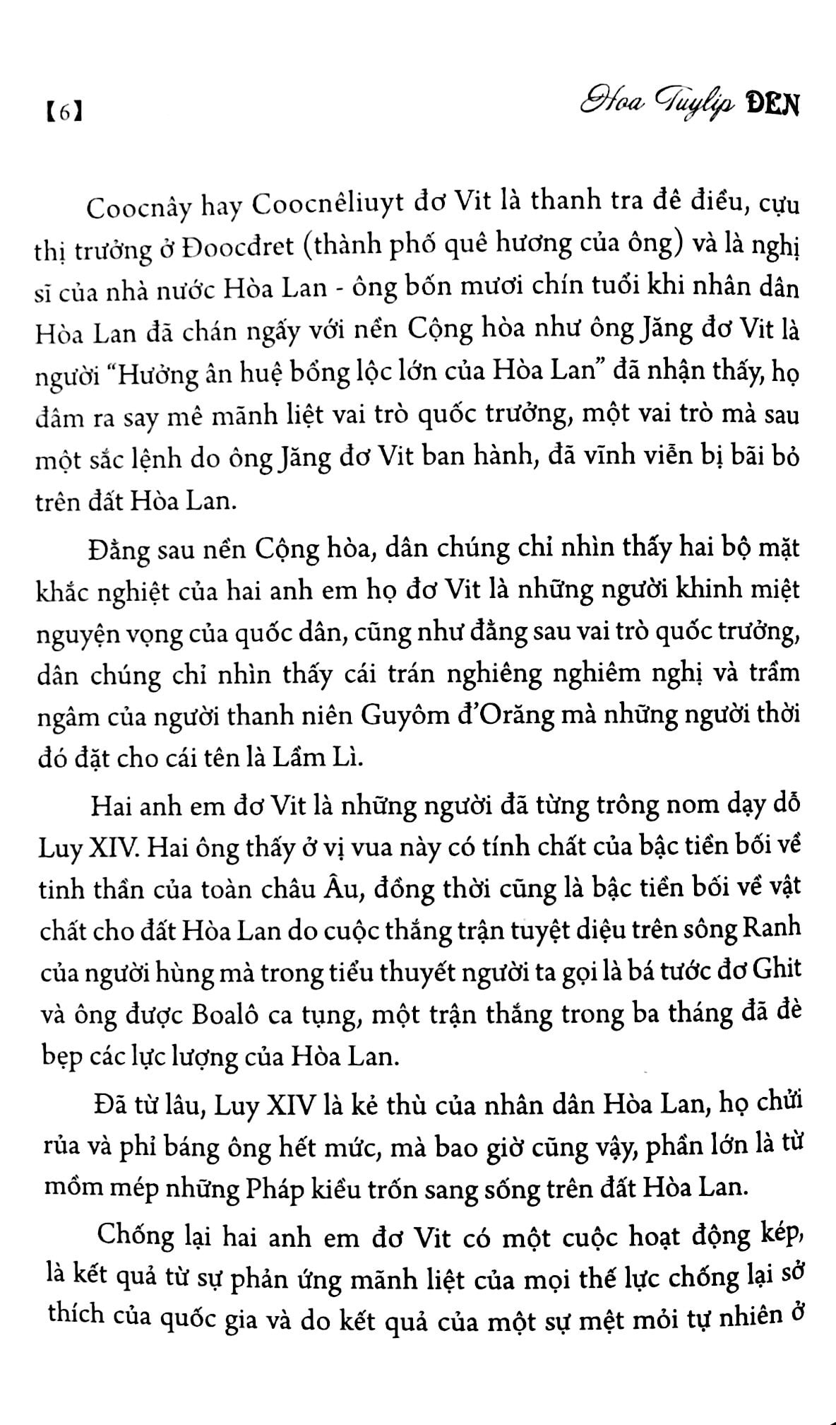 Fahasa - Hoa Tuylip Đen