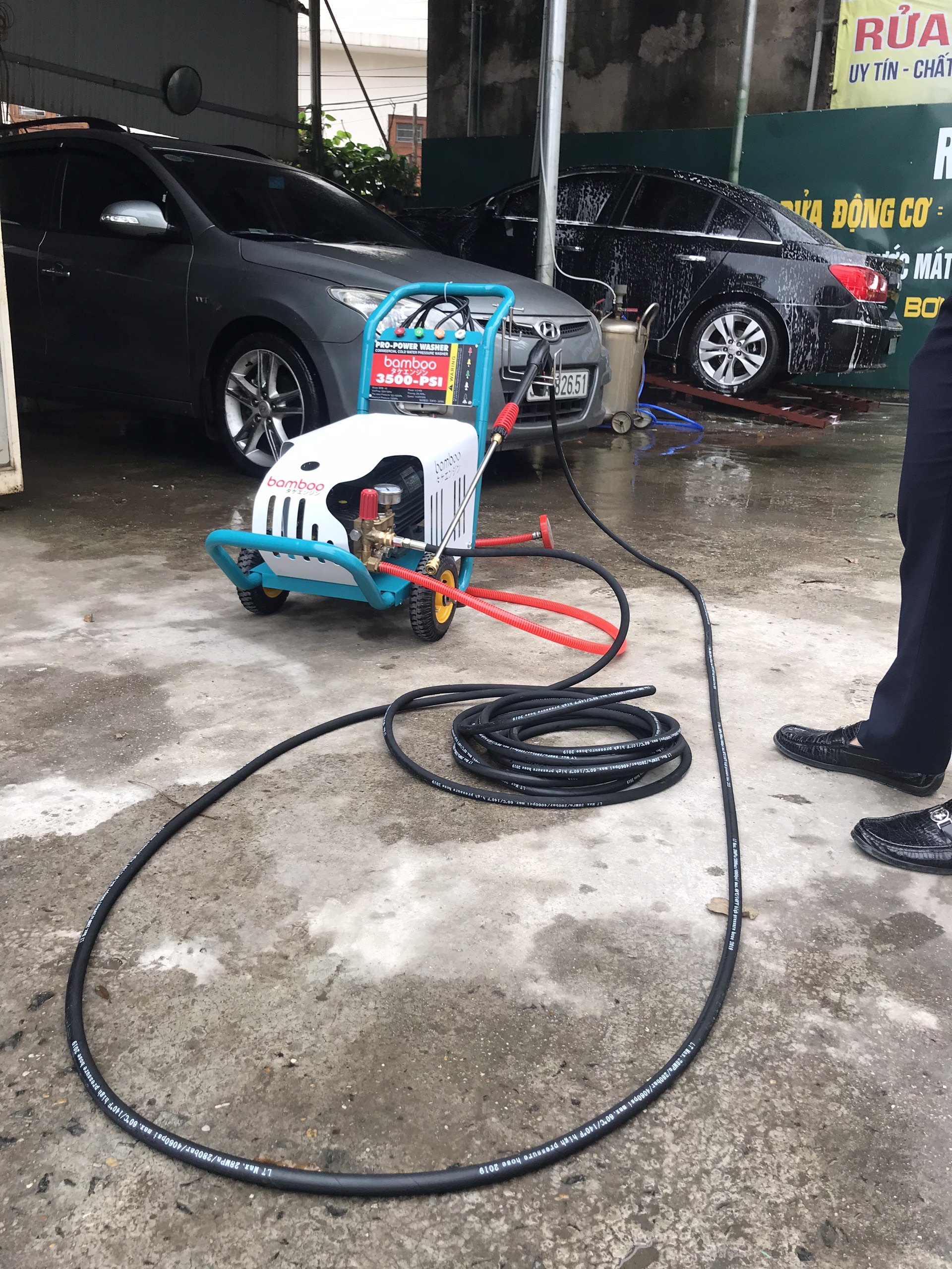 Máy Rửa Xe Bamboo 3.5kw 3300PSI (Piston Sứ)