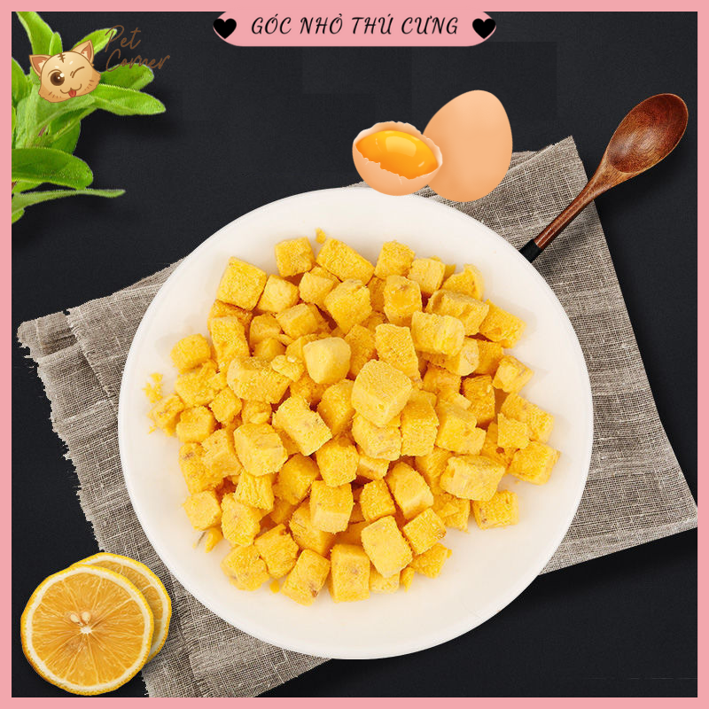 [500gr] Thức ăn sấy khô cho chó mèo (Túi thức ăn đông khô hỗn hợp cho thú cưng)