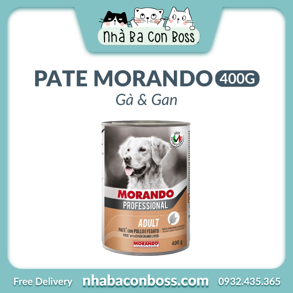 [Lon 400g] Pate Cho Chó Morando
