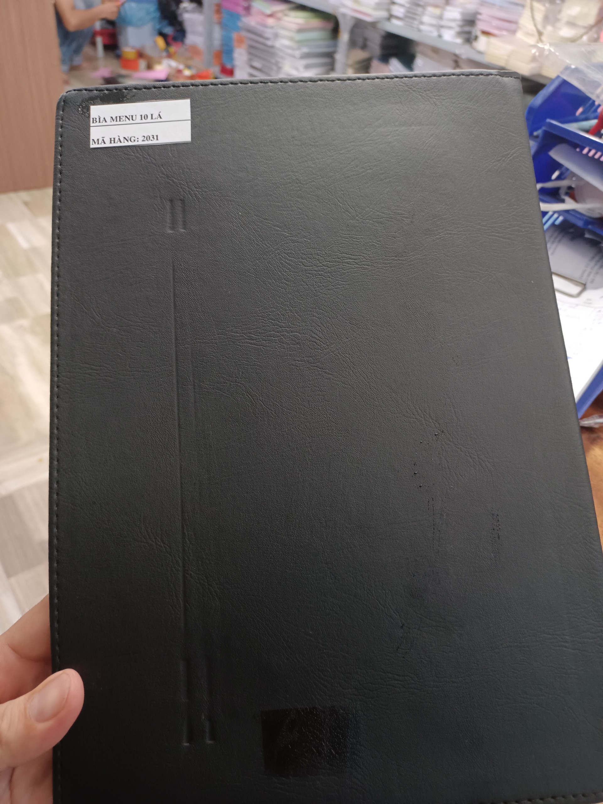 BÌA 10 LÁ MENU GỖ CAO CẤP 2031 (20*30CM)