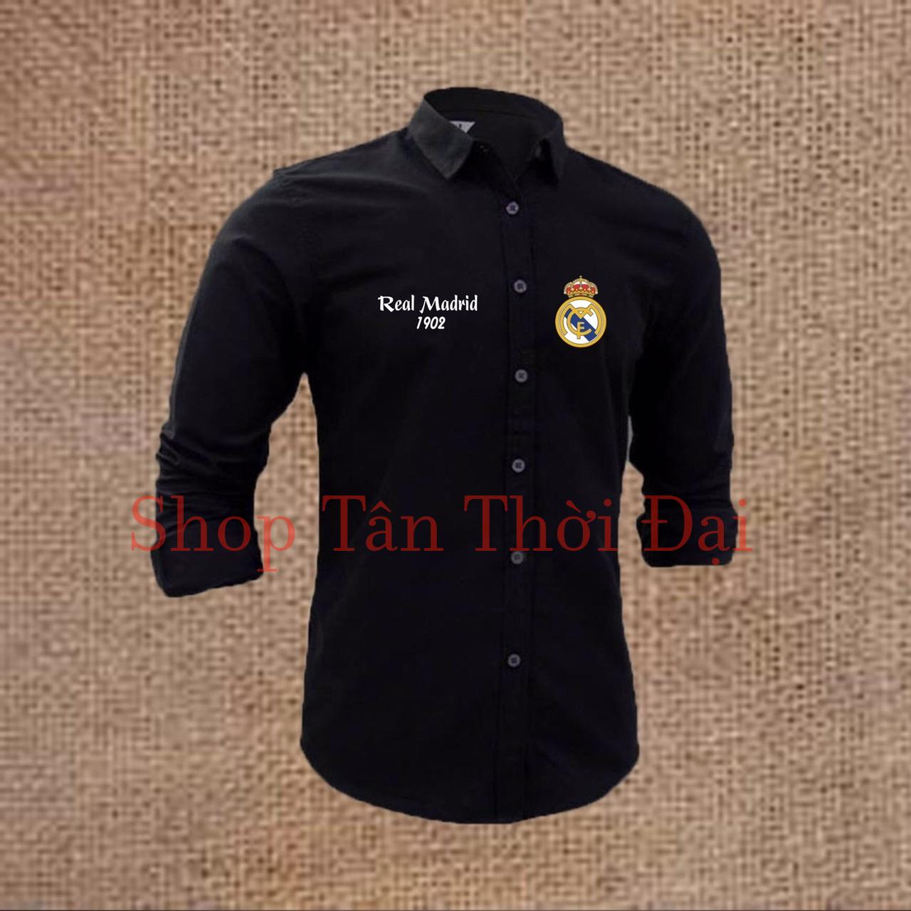 [HCM]ÁO SƠ MI NAM NỮ LOGO CLB BÓNG ĐÁ CỰC HOT