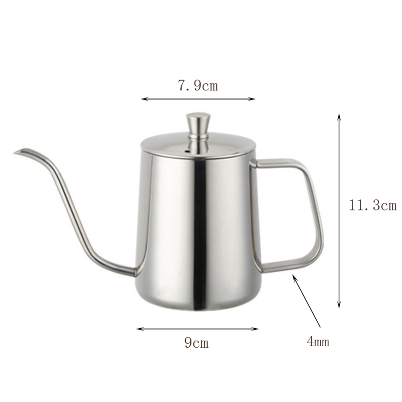 Bình đun nước cà phê Drip Inox có nắp