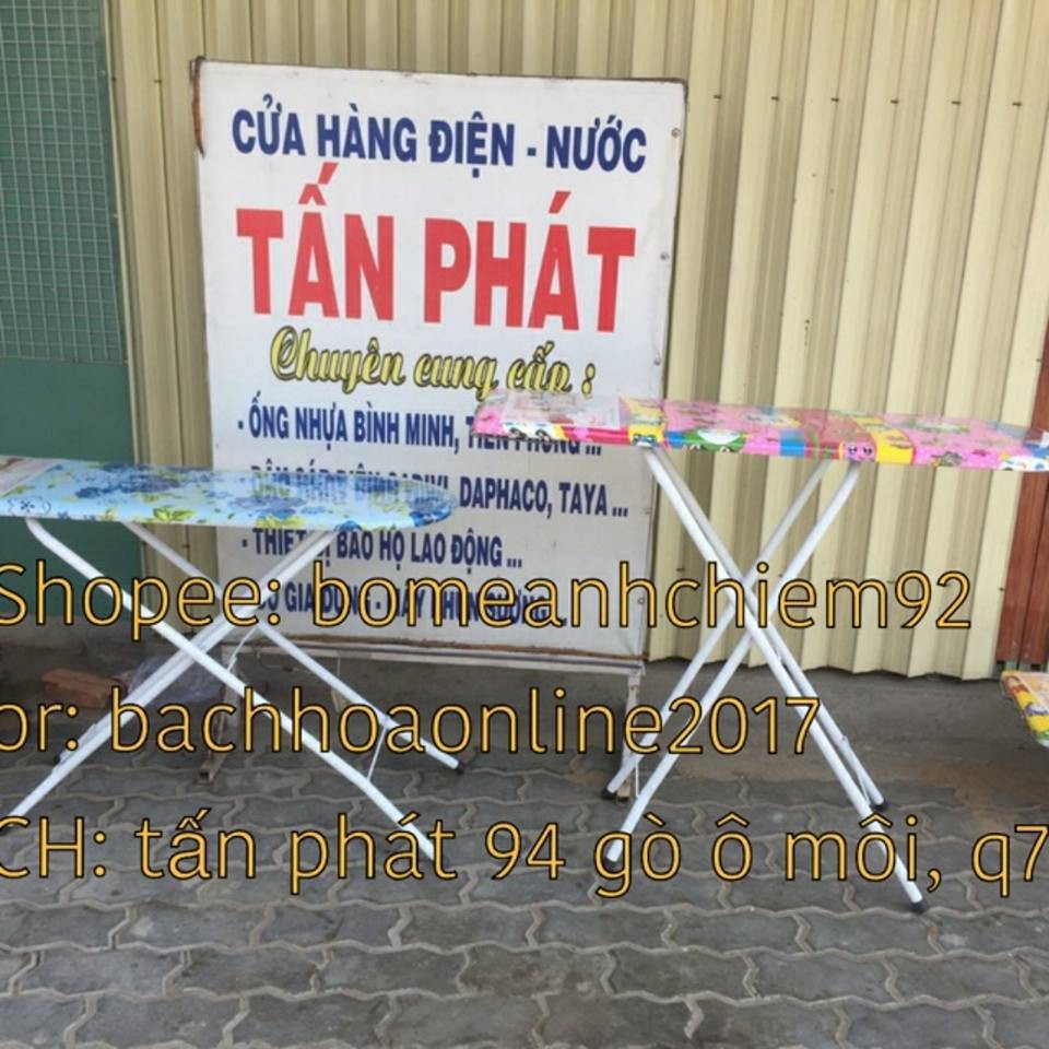 [tặng móc] CẦU LÀ QUẦN ÁO DẠNG ĐỨNG hoặc NGỒI (có khay để bàn ủi)
