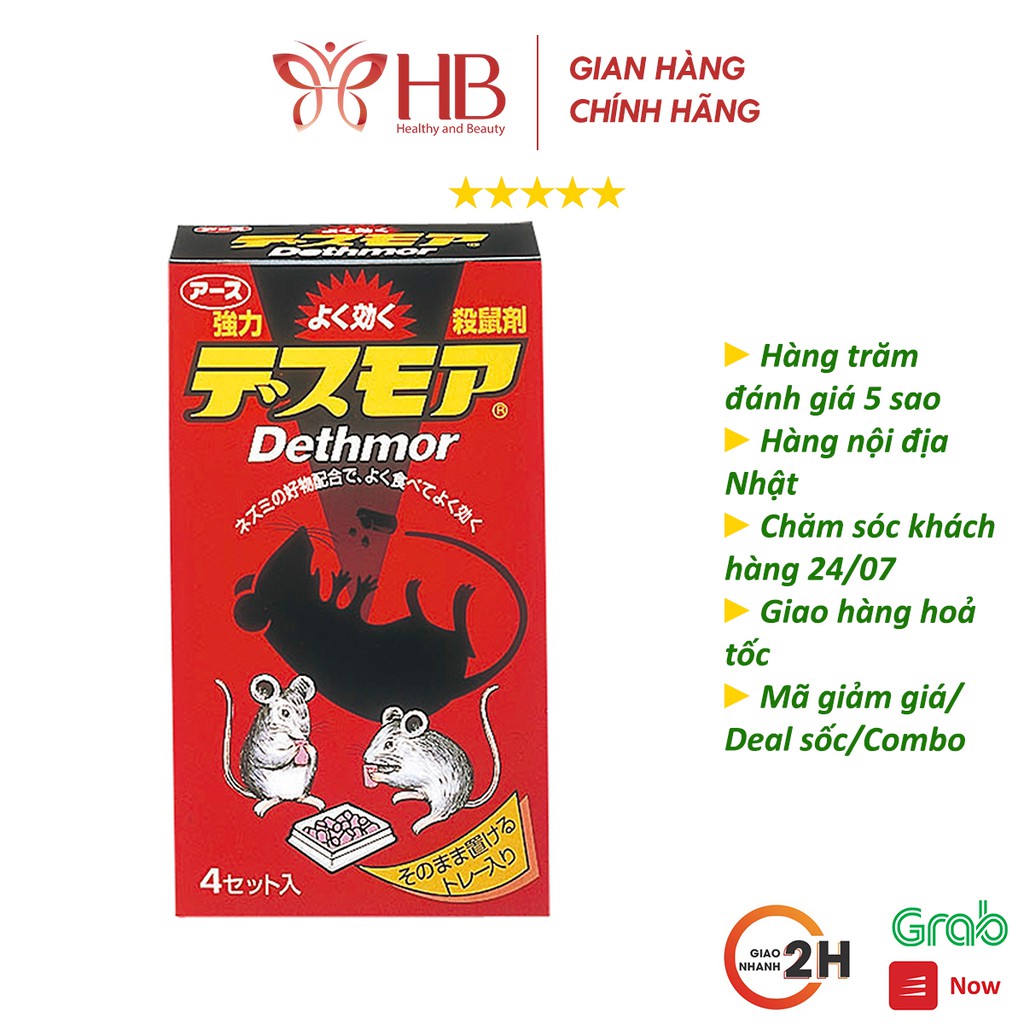 Thuốc diệt chuột Dethmor Nhật Bản