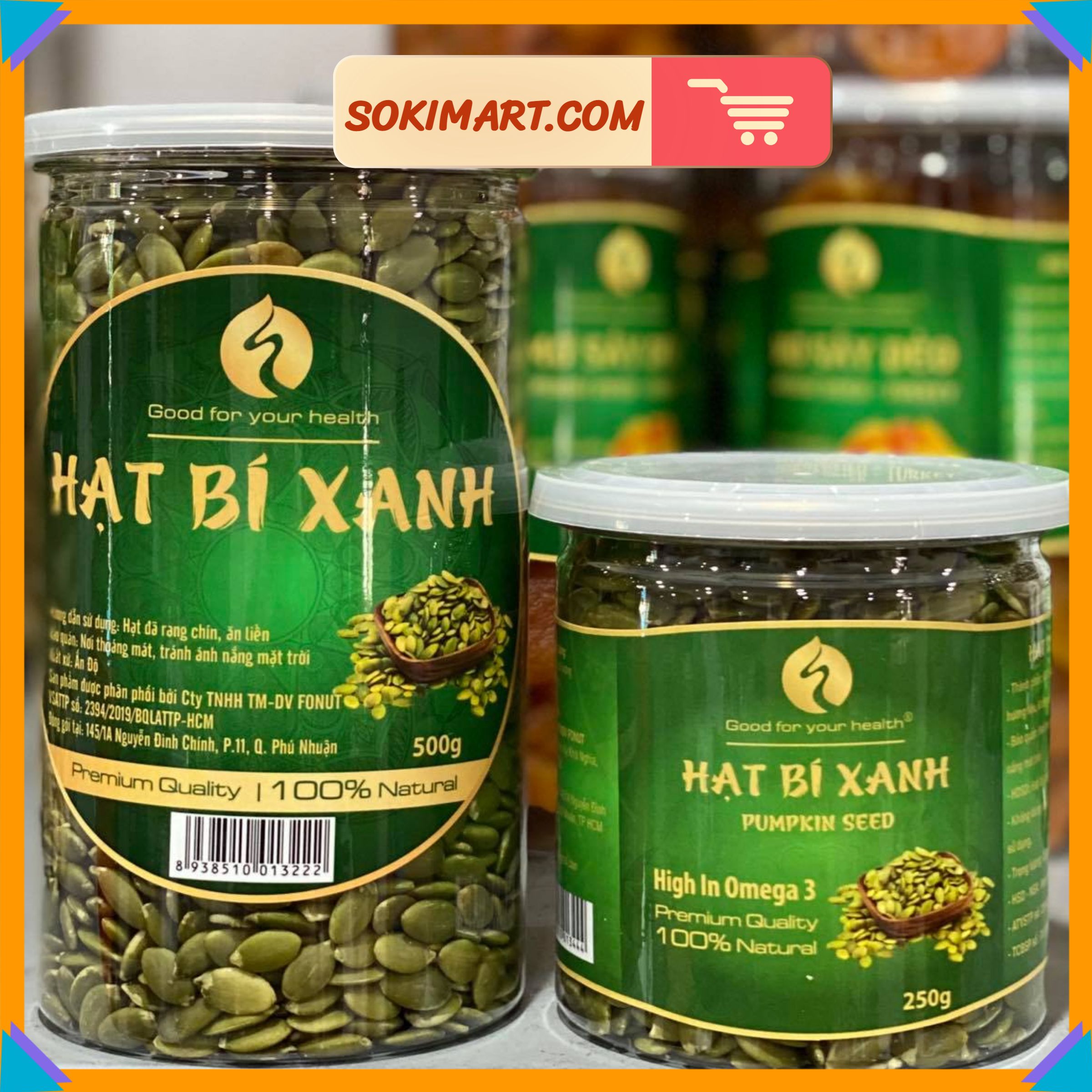 Nhân hạt bí xanh -  500g