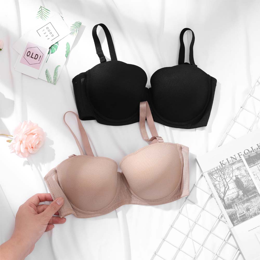 Áo lót Wacoal VVB5802 có gọng (có size lớn) chống tuột mút dày 3cm có khe nhét mút áo quây tháo dây - VB5802