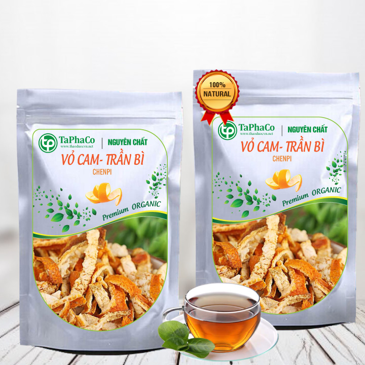 Trần bì sấy khô ( vỏ quýt khô ) 1kg - Chuyên dùng để sắc nước và pha trà - Thảo Dược Tấn Phát - Hàng công ty chất lượng cao