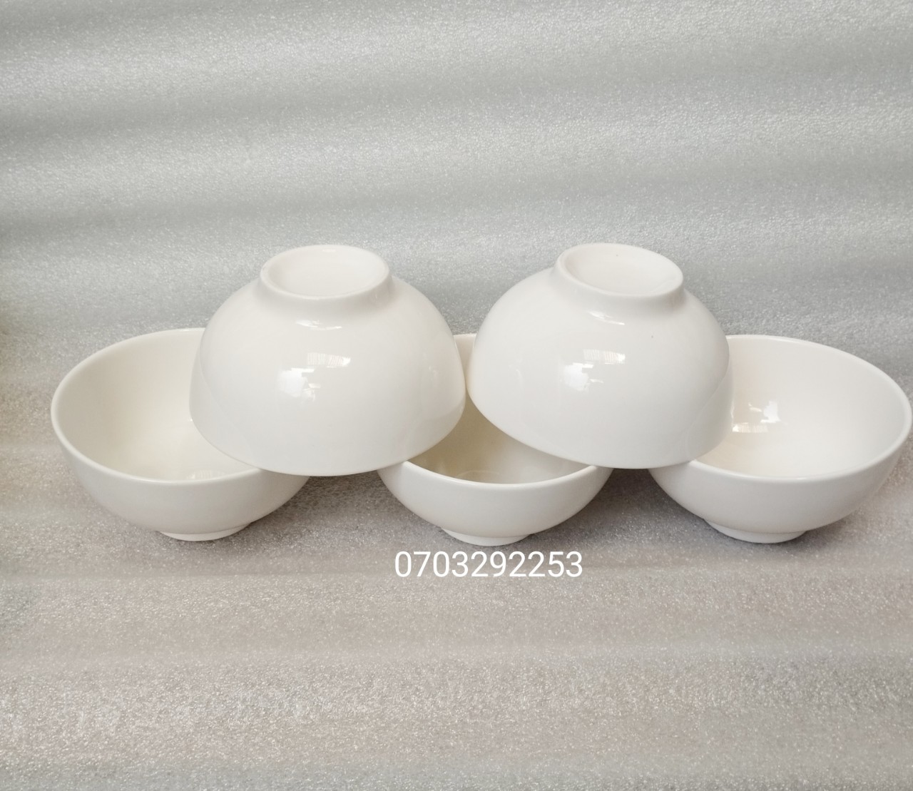 combo 10 chén hoặc 5 chén sứ ăn cơm trắng dày 11.5cm chén dày đẹp sang trọng