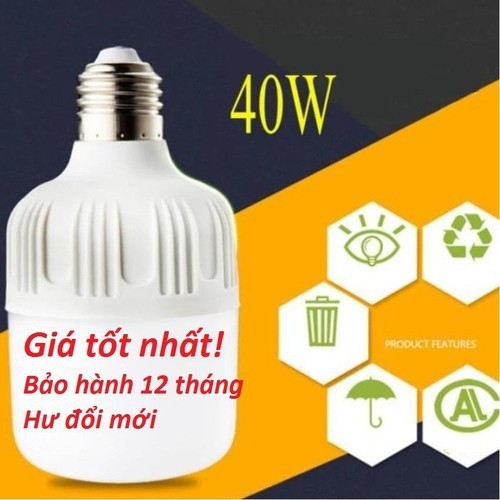 bóng đèn led trụ 40w