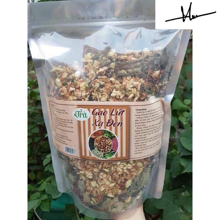 Combo 2kg trà gạo lứt xạ đen giữ dáng, giảm căng thẳng, mệt mỏi