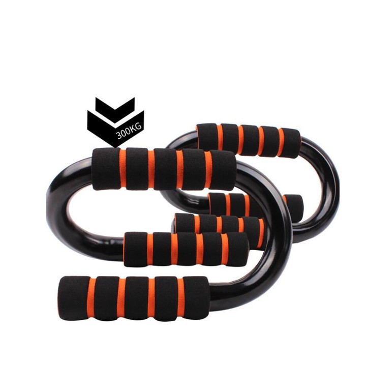 Dụng Cụ Hít Đất Chống Đẩy Basic Sport Chân Cong Inox