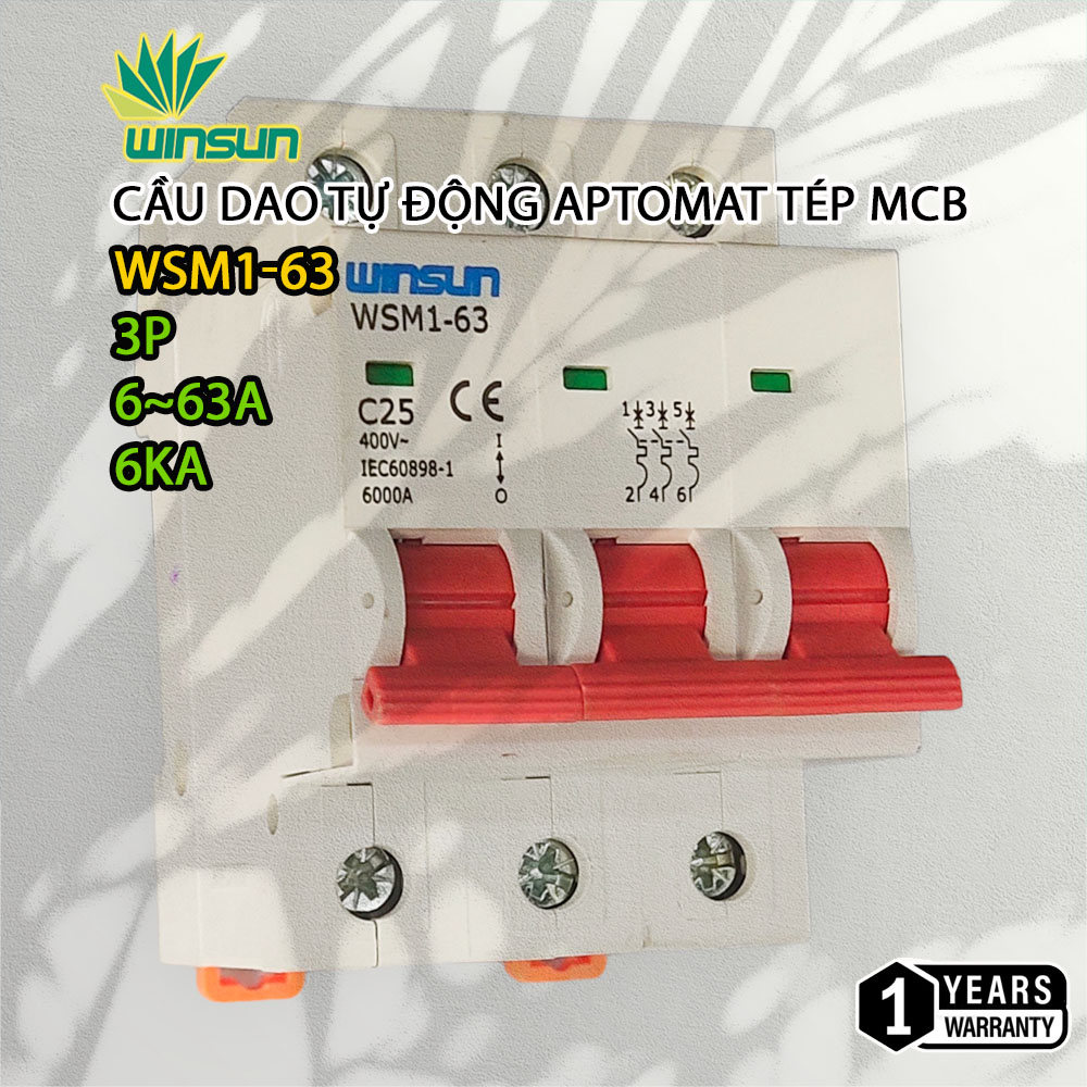 Cầu dao tự động aptomat tép MCB