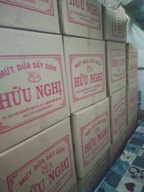 [ combo 2  gói]MỨT DỪA SẤY GIÒN HỮU NGHỊ