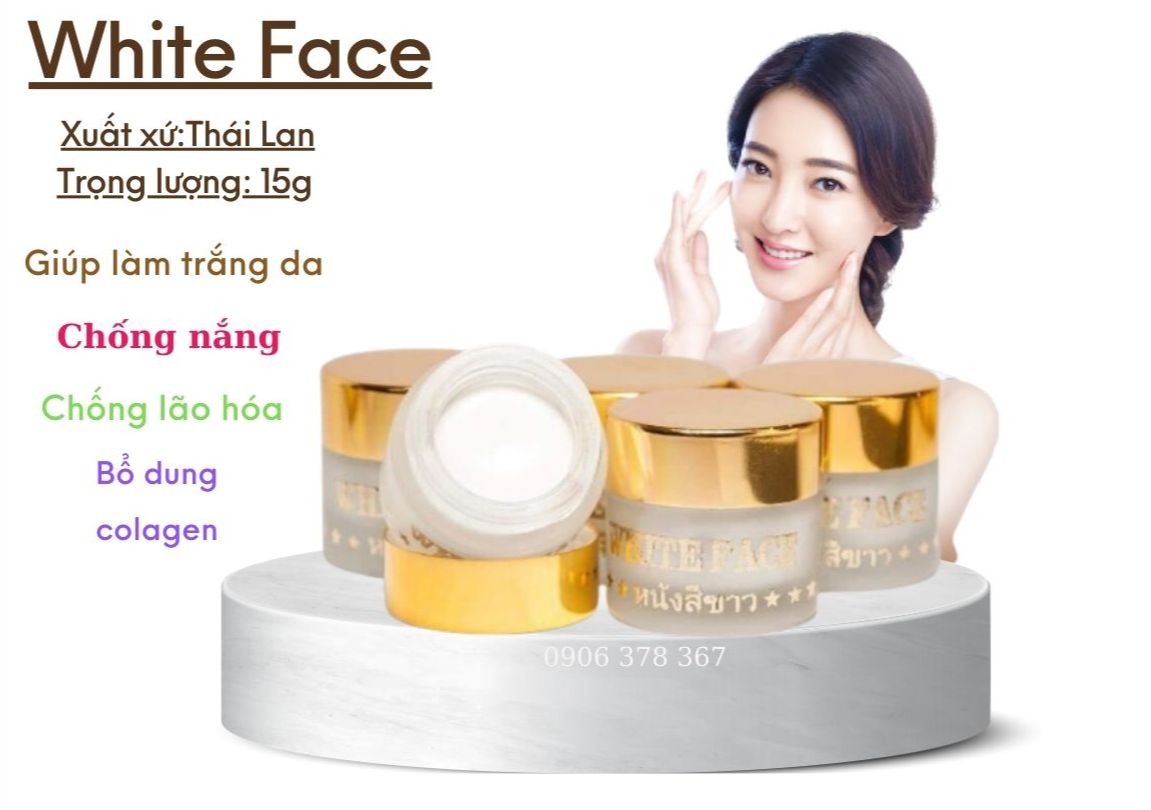 KEM DƯỠNG TRẮNG DA WHITE FACE THÁI LAN