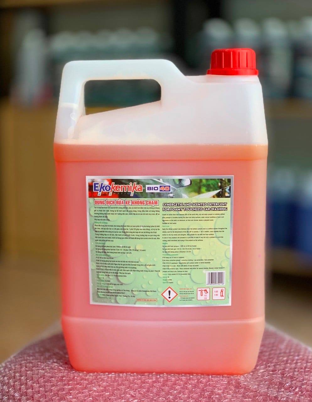 Ekokemika BIO 40 Nước Rửa Xe Không Chạm - 5L