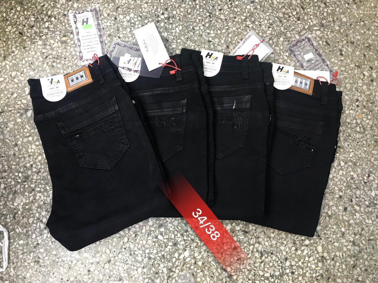 Quần jeans đen nữ siêu co giãn cao cấp