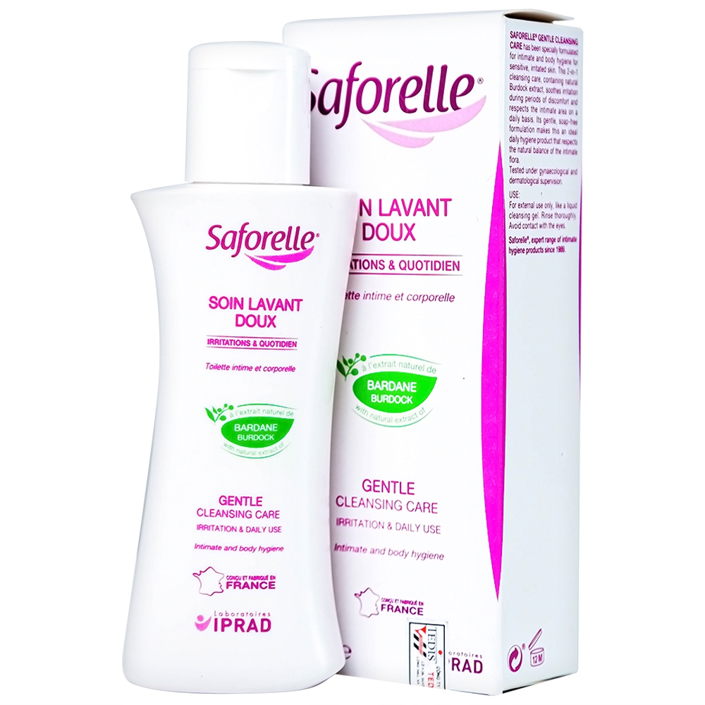 Dung dịch vệ sinh phụ nữ Saforelle chai 100ml