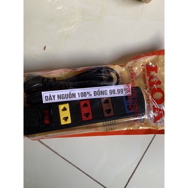 Ổ cắm điện 4 lỗ Lioa