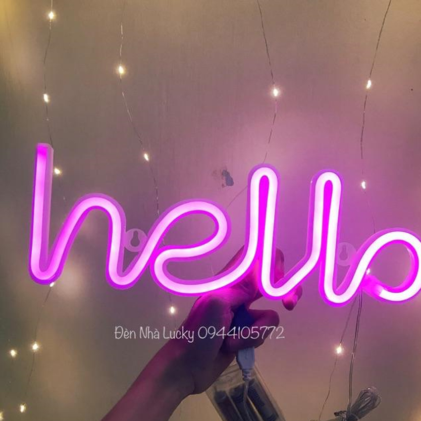 [TẶNG PIN +MÓC TREO] Đèn Led Trang Trí Neon Light 2 In 1 USB & PIN JD04 Uốn Chữ Tạo Hình Treo Tường Decor Phòng Ngủ, Phòng Khách Siêu Xinh, Tặng Pin & Móc Dán Tường Treo Đèn - Jupy Decor