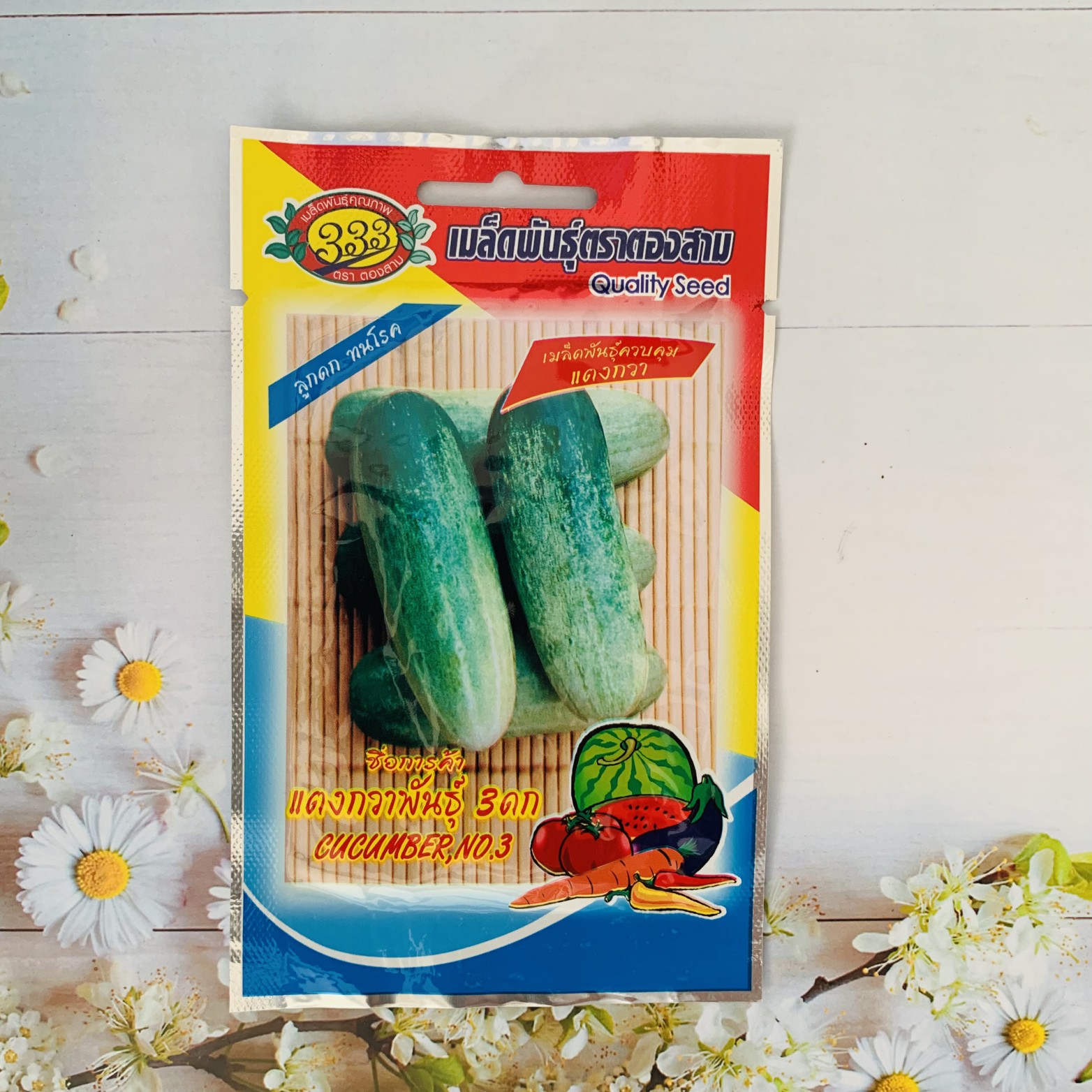 Hạt giống dưa chuột mèo thái lan. 100~200 hạt/gói